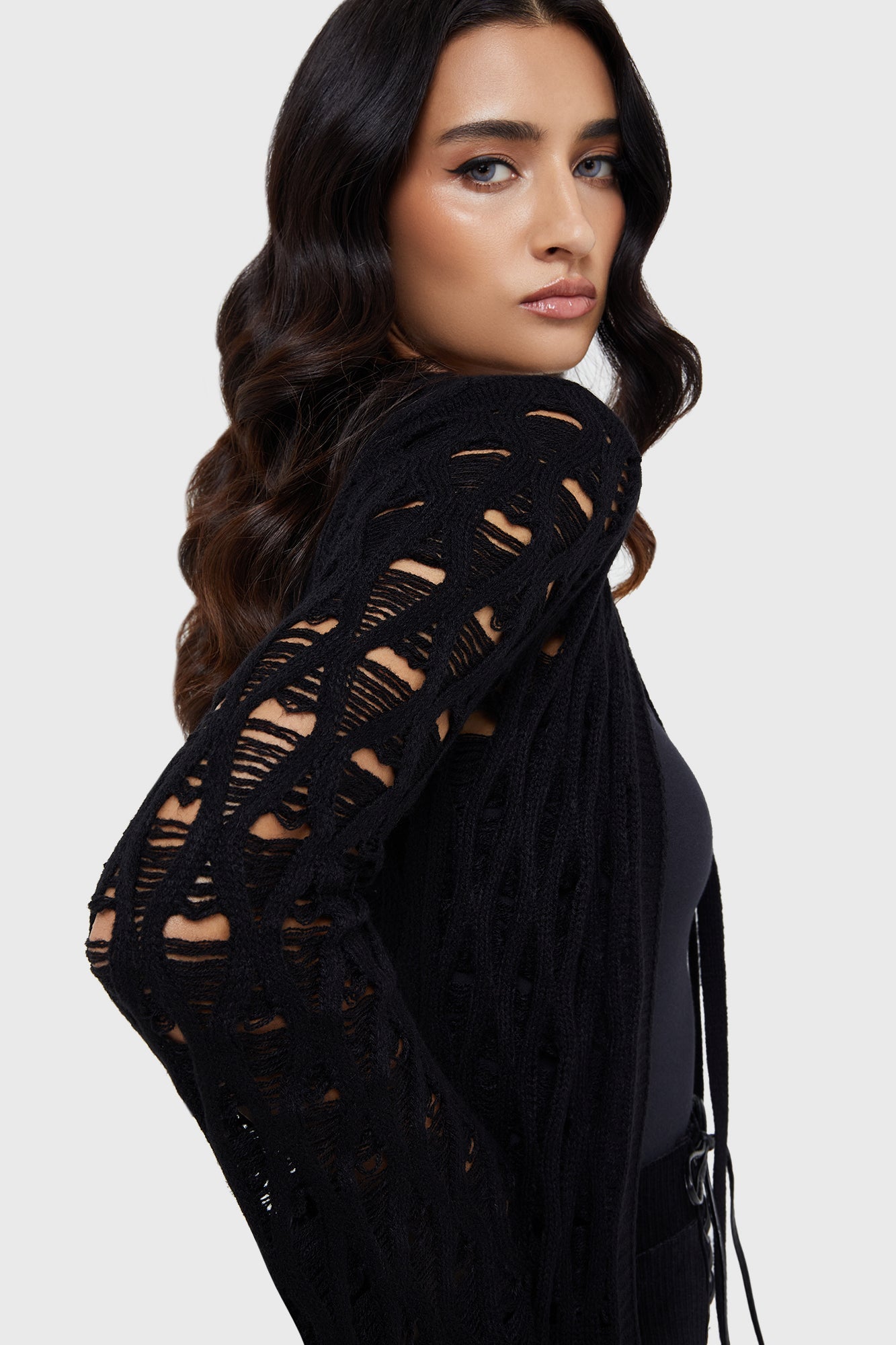 Nymeria Cardigan [BLACK] Killstar