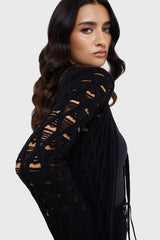 Nymeria Cardigan [BLACK] Killstar