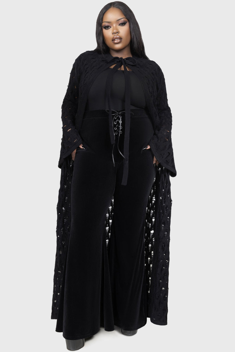 Nymeria Cardigan [BLACK] Killstar