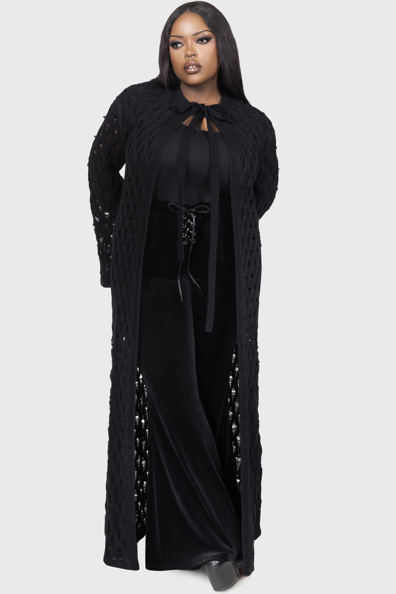 Nymeria Cardigan [BLACK] Killstar