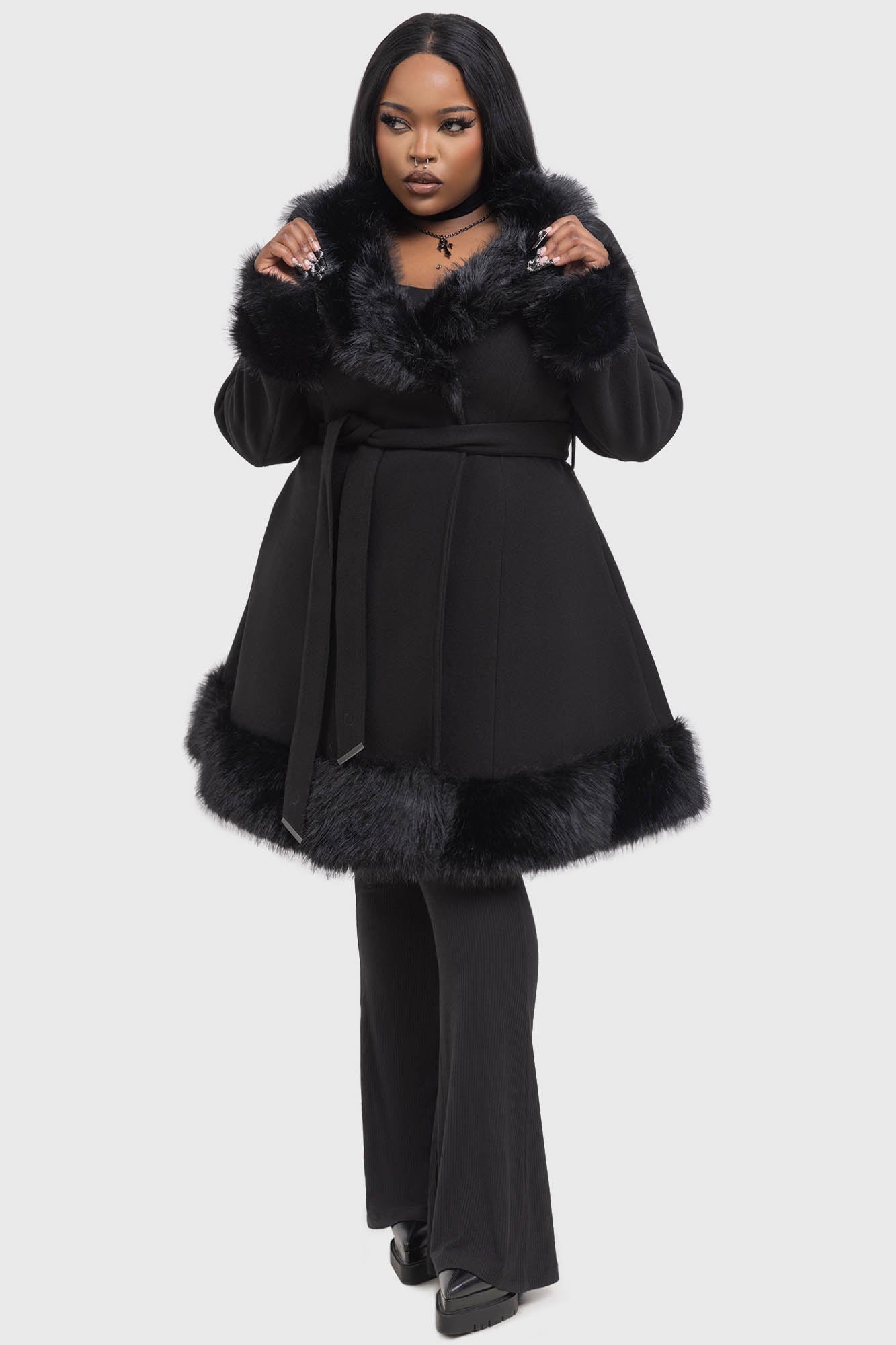 Almost Mayhem Coat Killstar