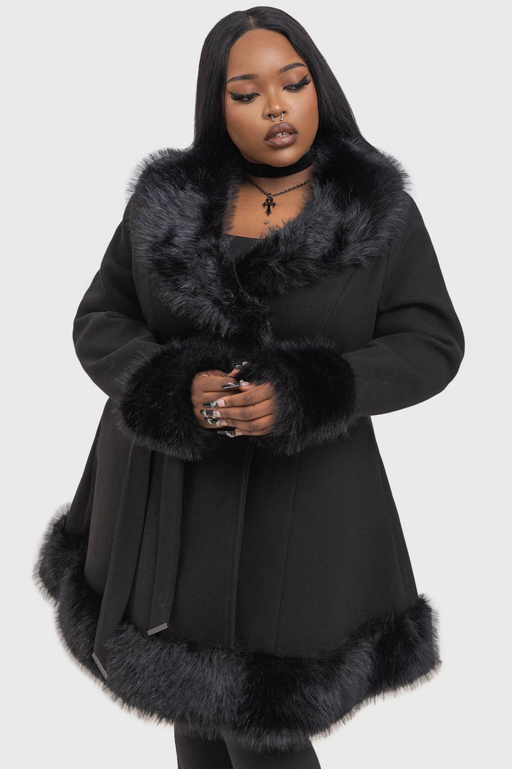 Almost Mayhem Coat Killstar