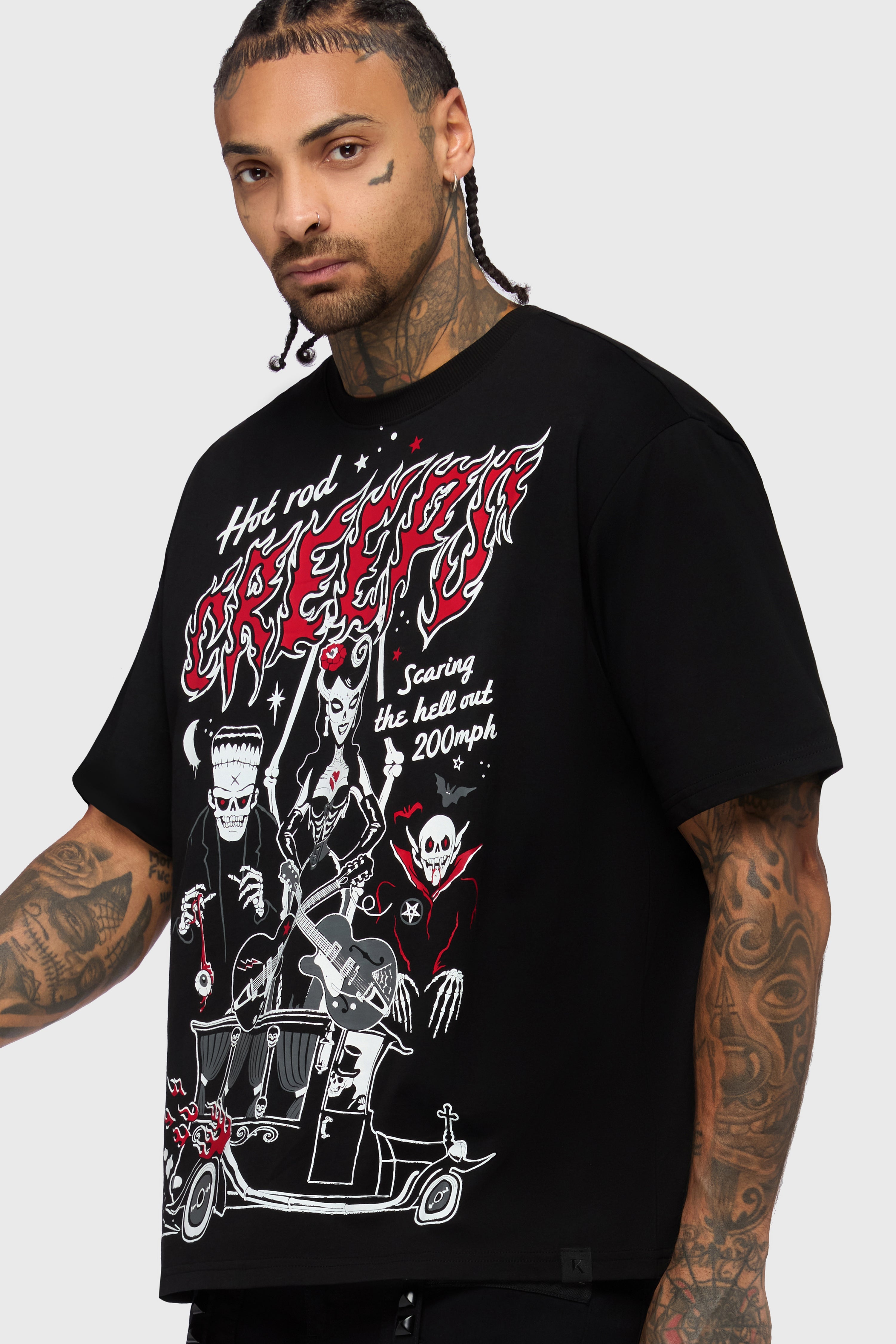Scaring Hell Boxy T Shirt Killstar