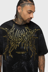 Noir Relic Oversized T Shirt Killstar