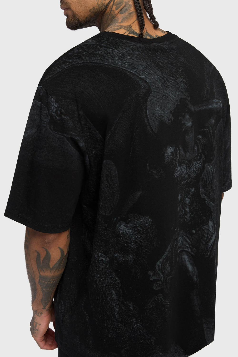 Noir Relic Oversized T Shirt Killstar