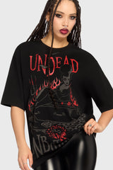 Undead & Unbothered Boxy T Shirt Killstar