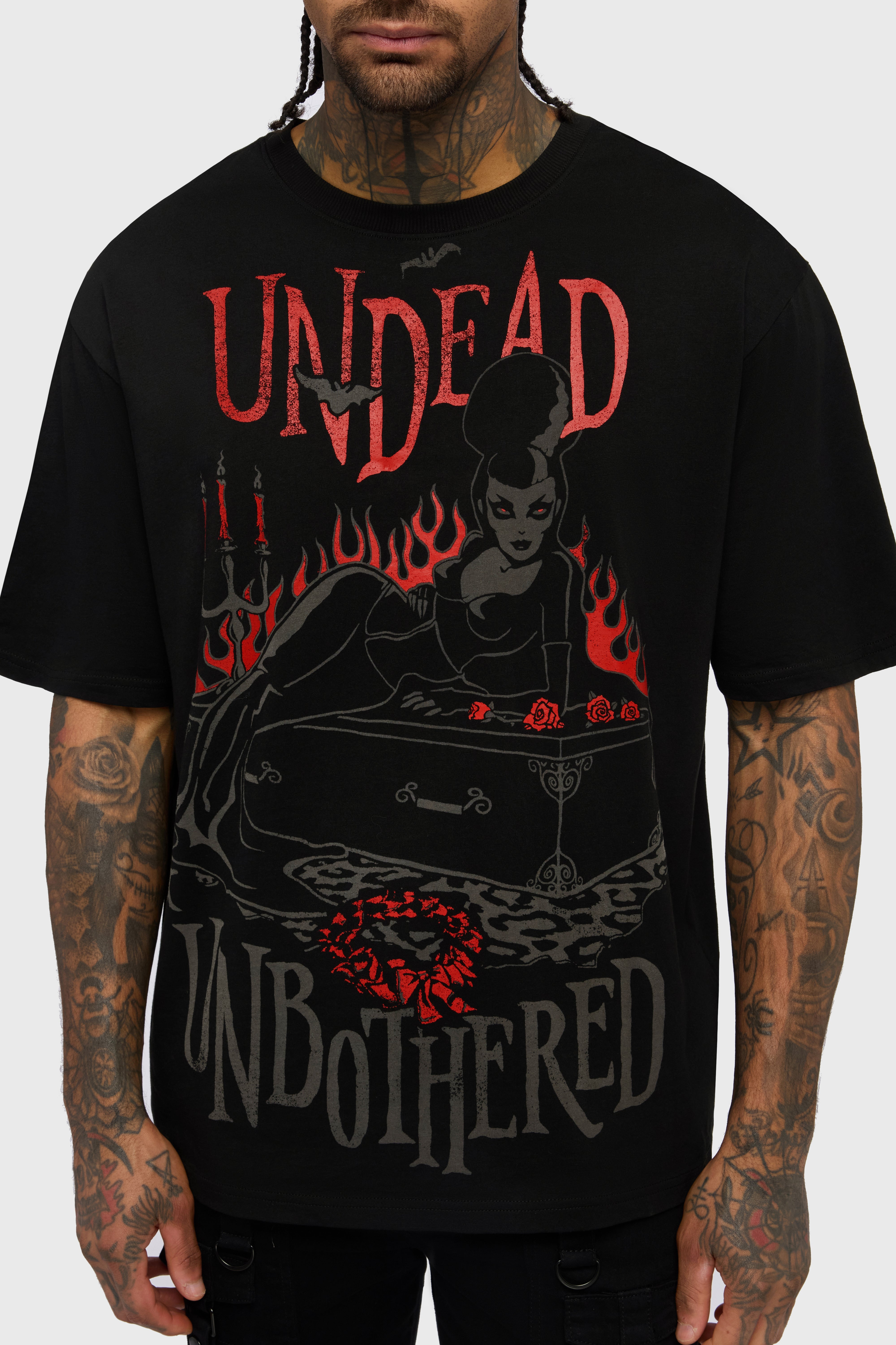 Undead & Unbothered Boxy T Shirt Killstar