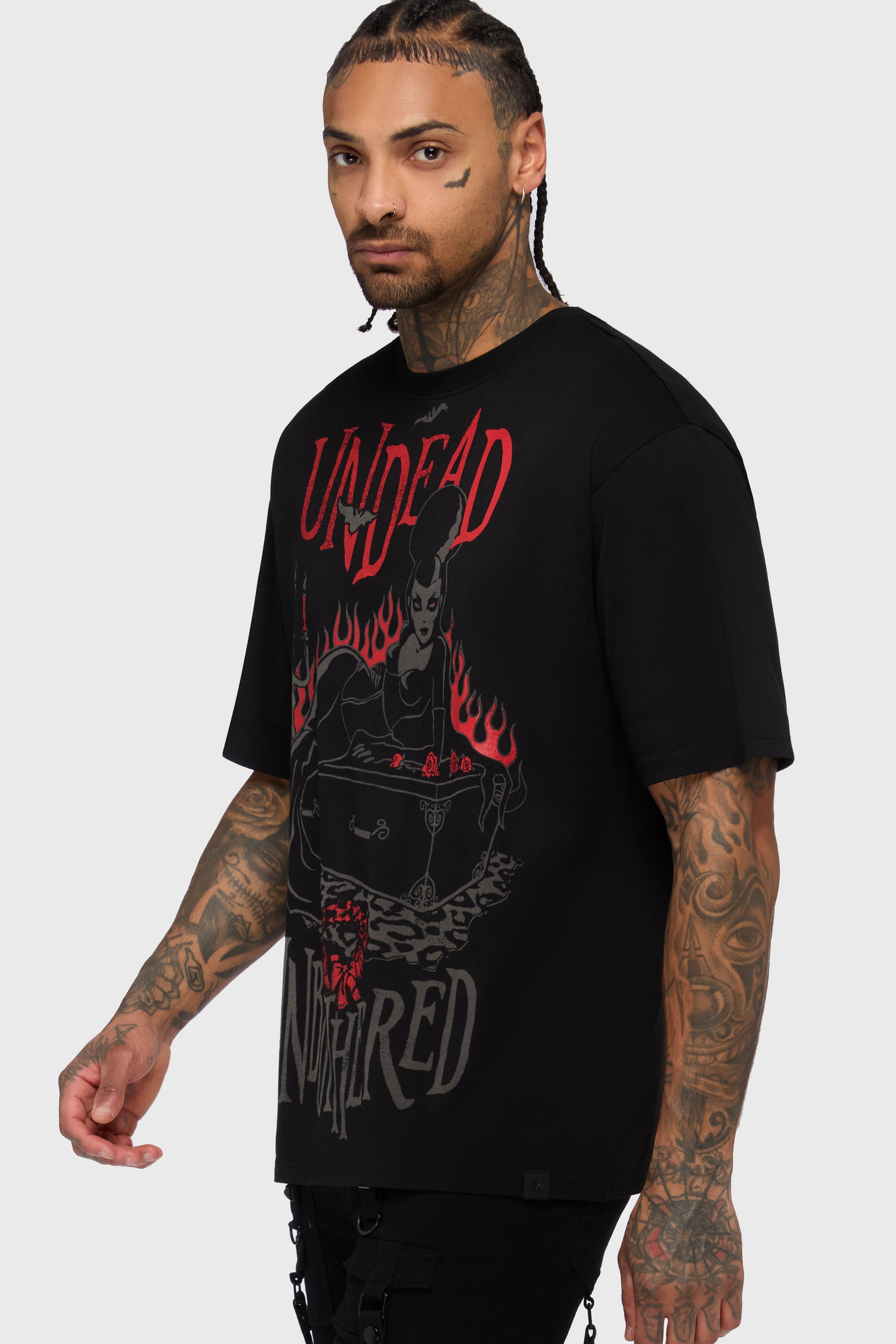 Undead & Unbothered Boxy T Shirt Killstar