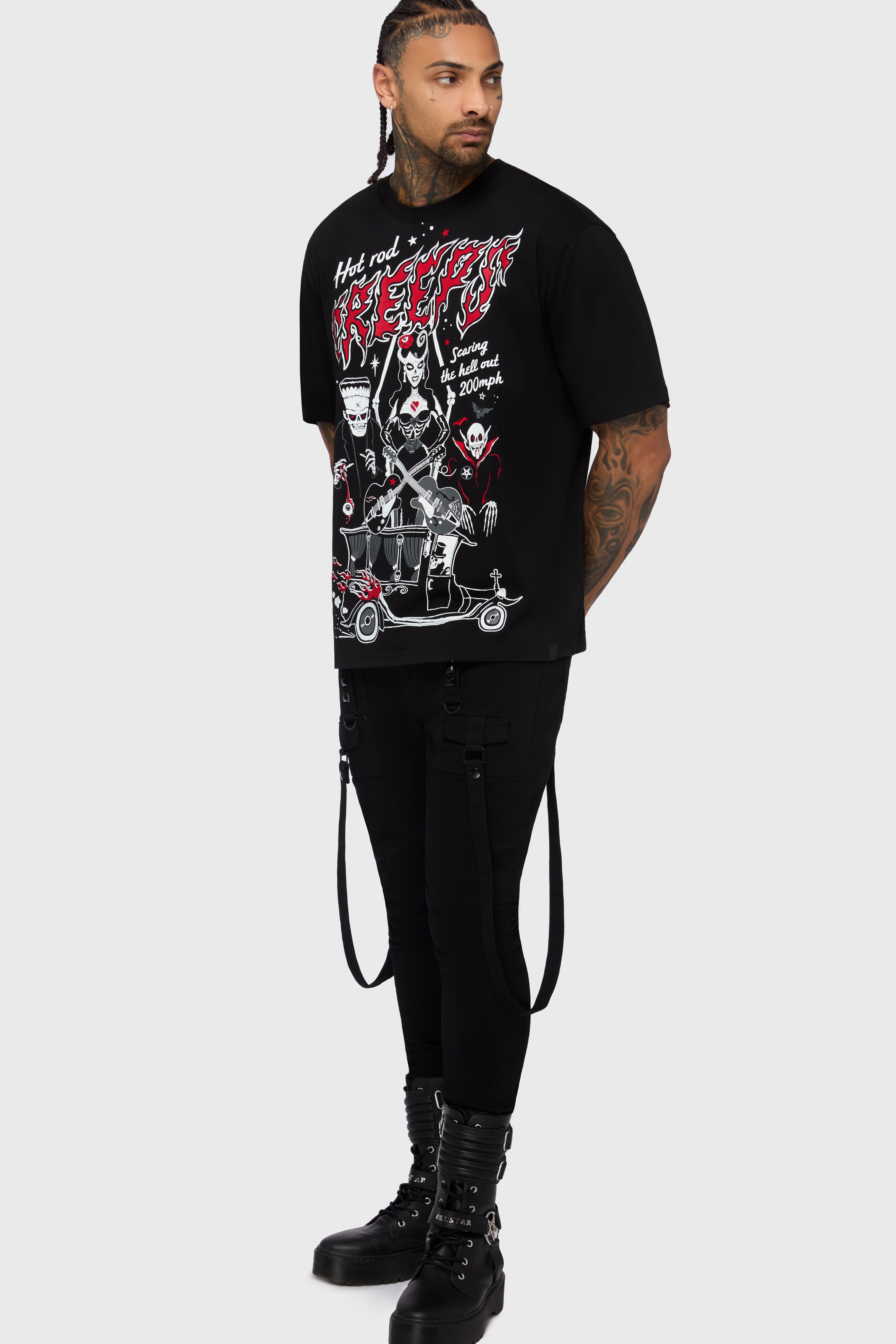 Scaring Hell Boxy T Shirt Killstar