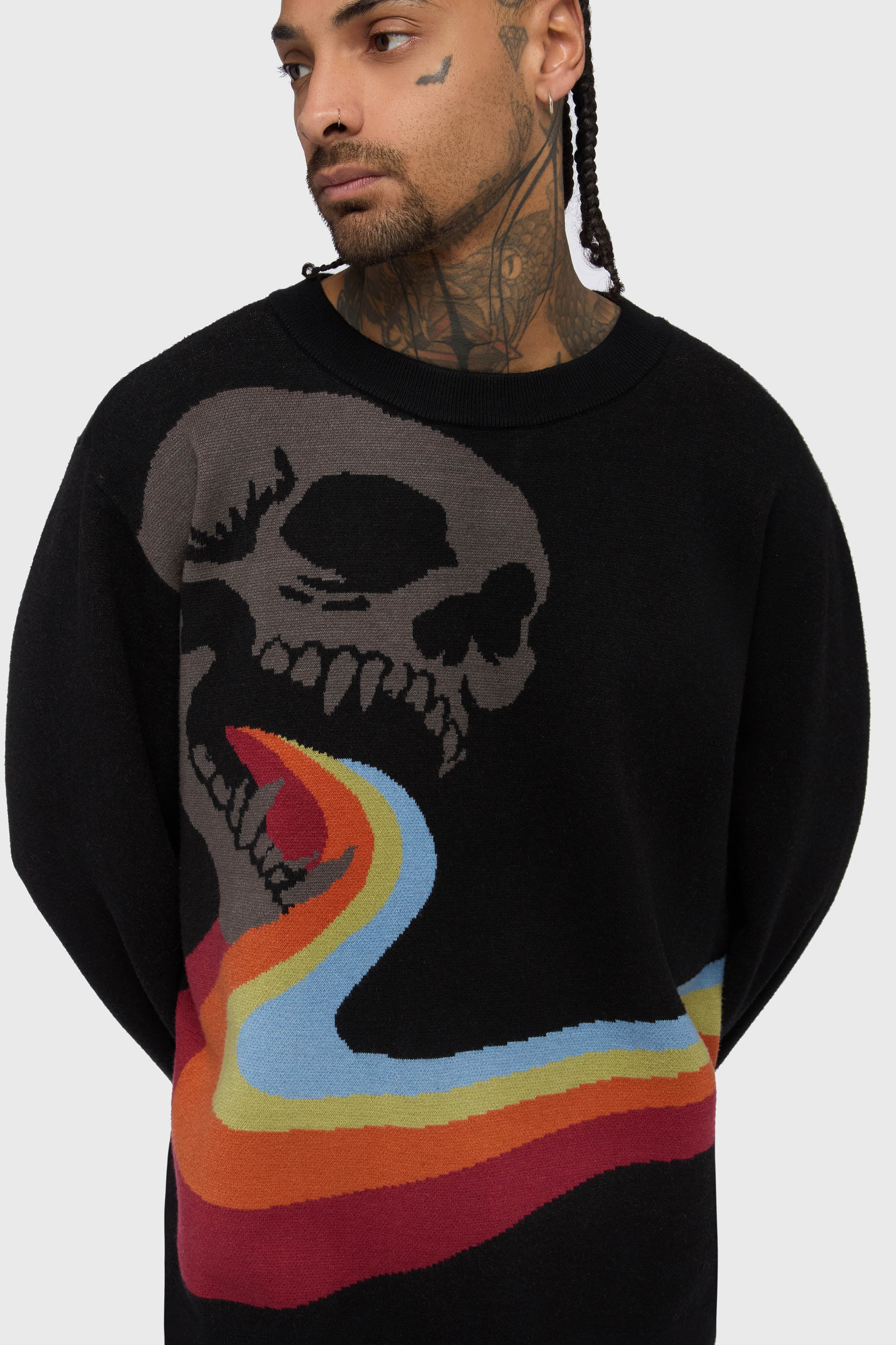 Vntgoth Jacquard Sweater Killstar