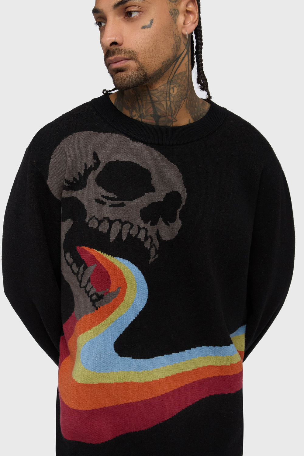 Vntgoth Jacquard Sweater Killstar