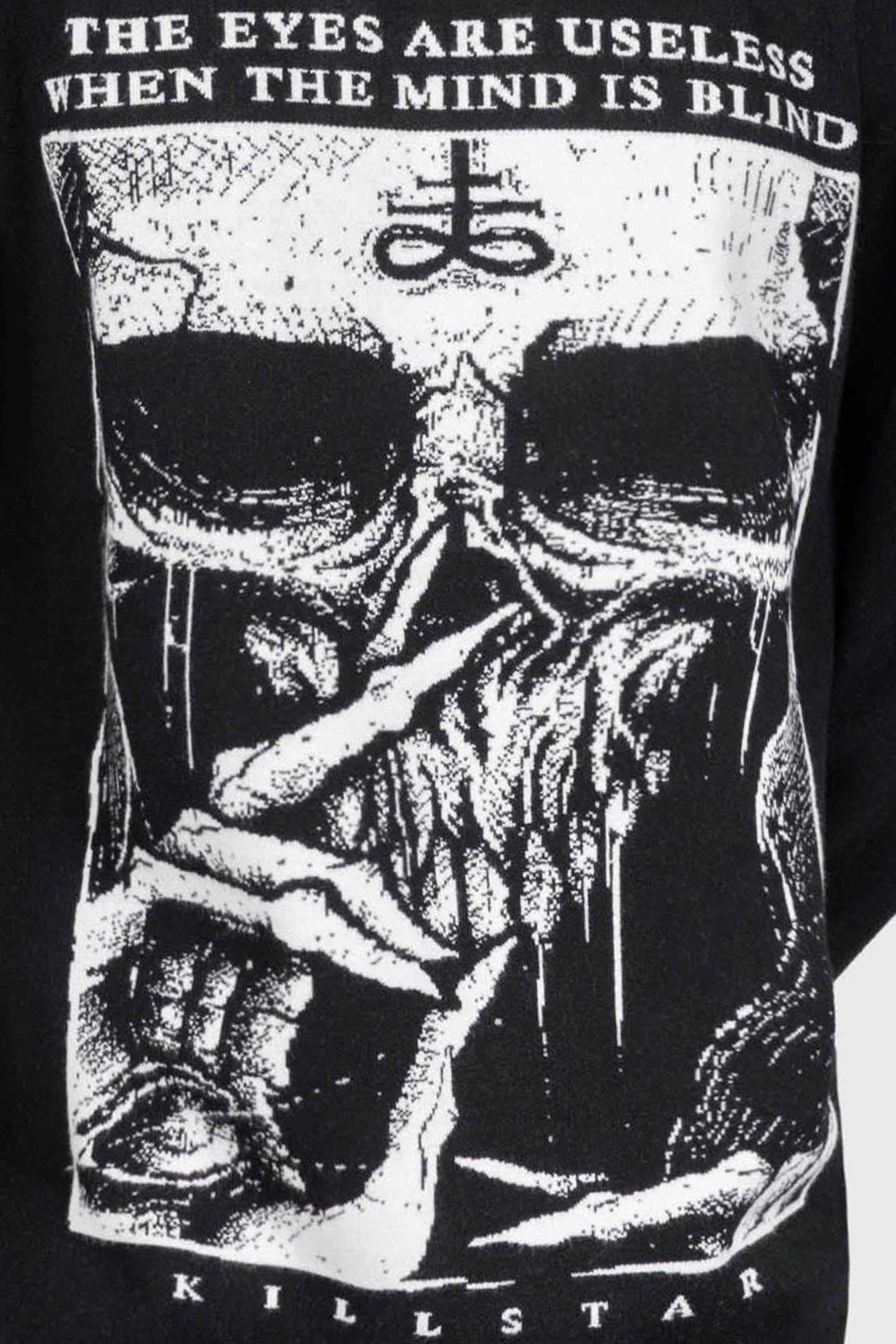 Blind Minds Knit Sweater Killstar