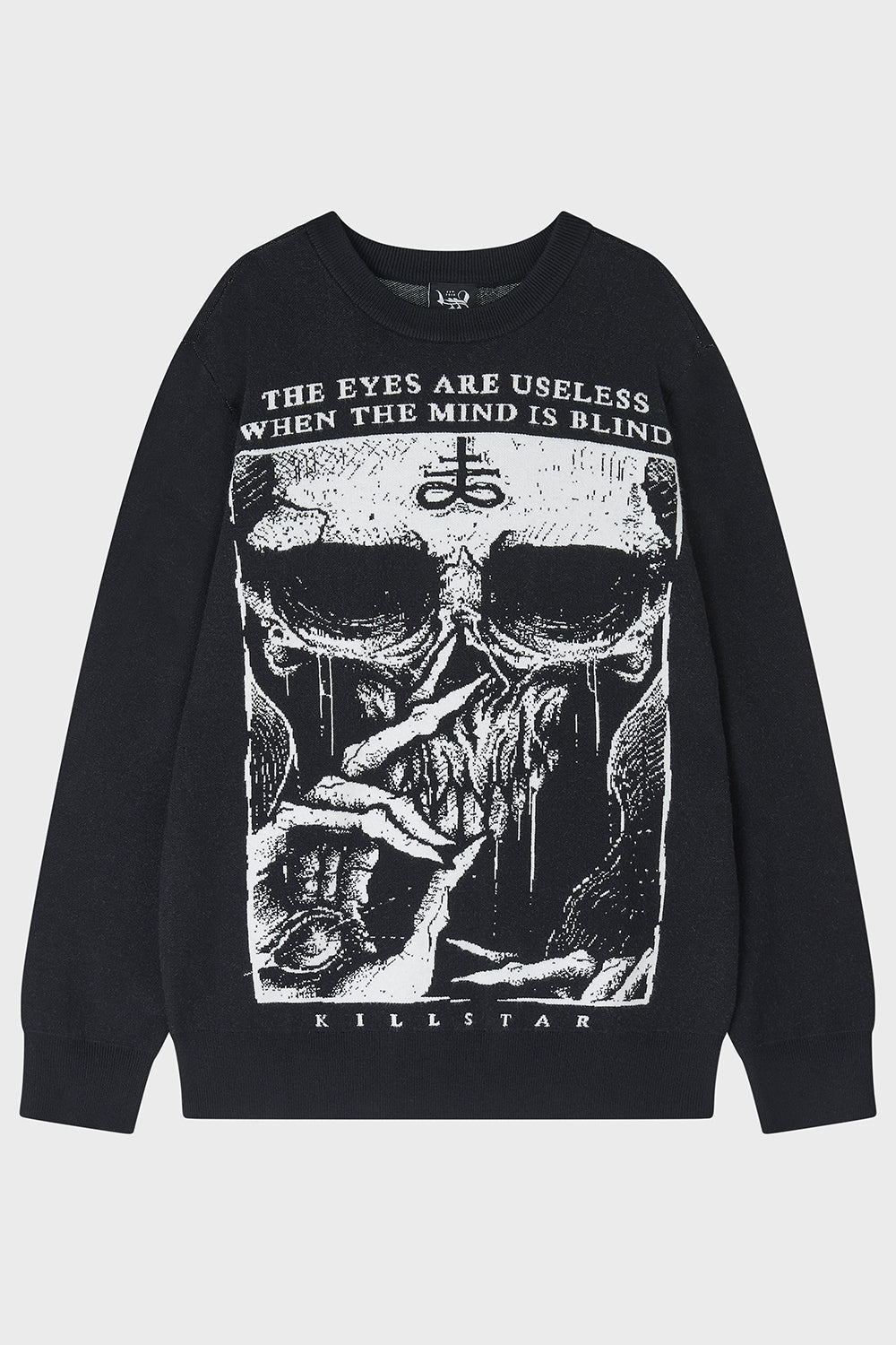 Blind Minds Knit Sweater Killstar
