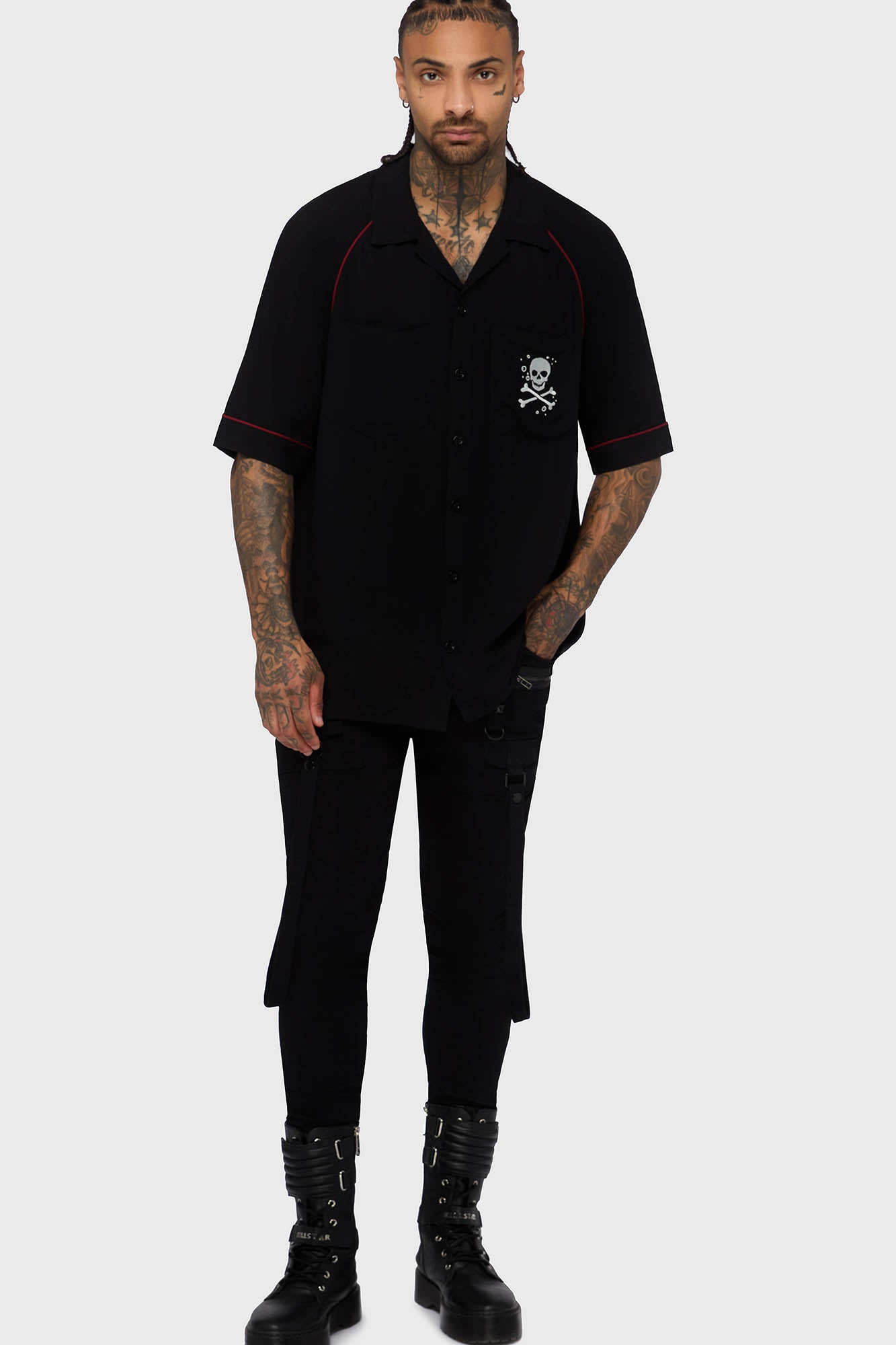 One Drop Bowling Shirt Killstar