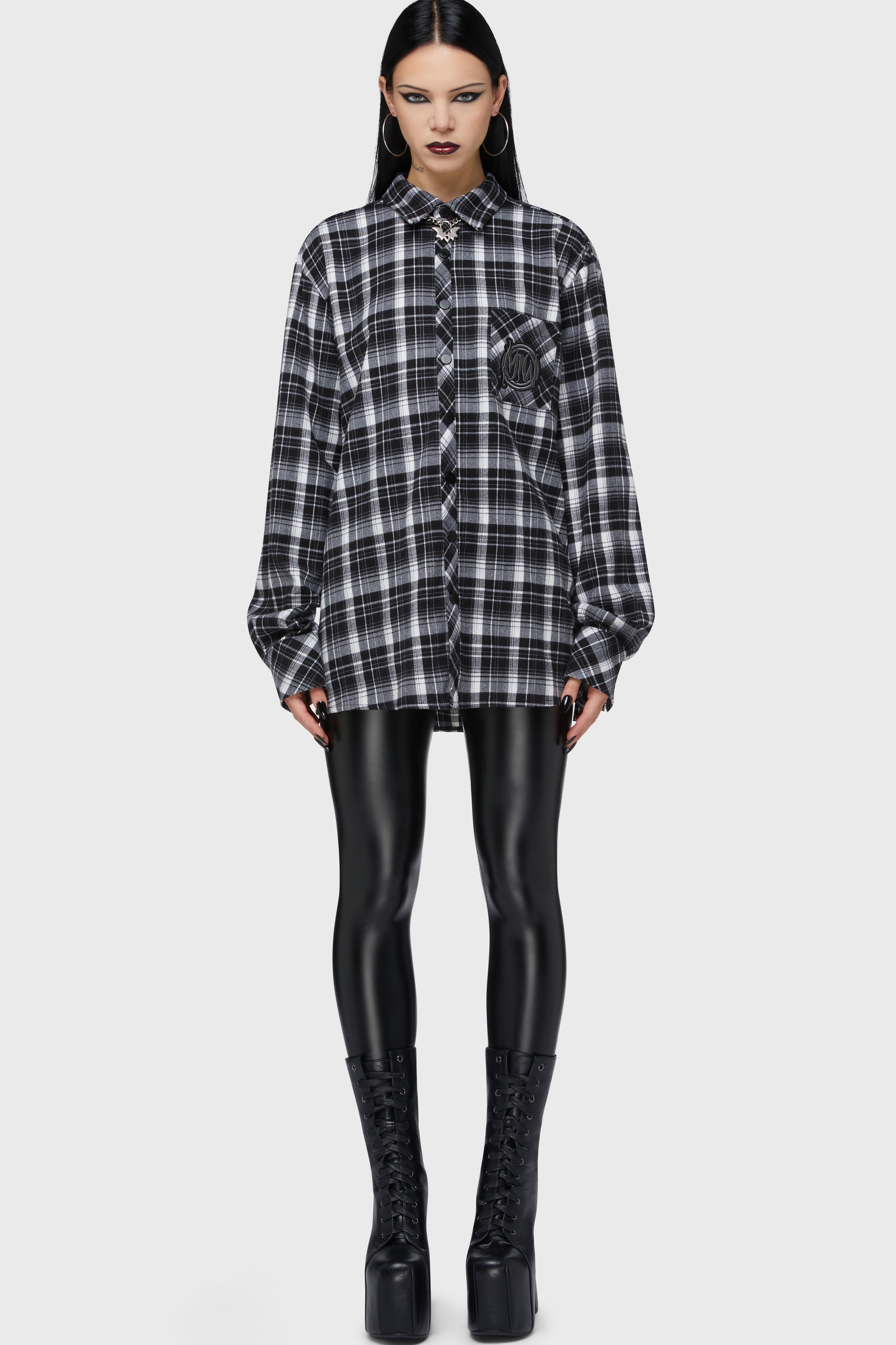 Cause Of Death Flannel Shirt Killstar