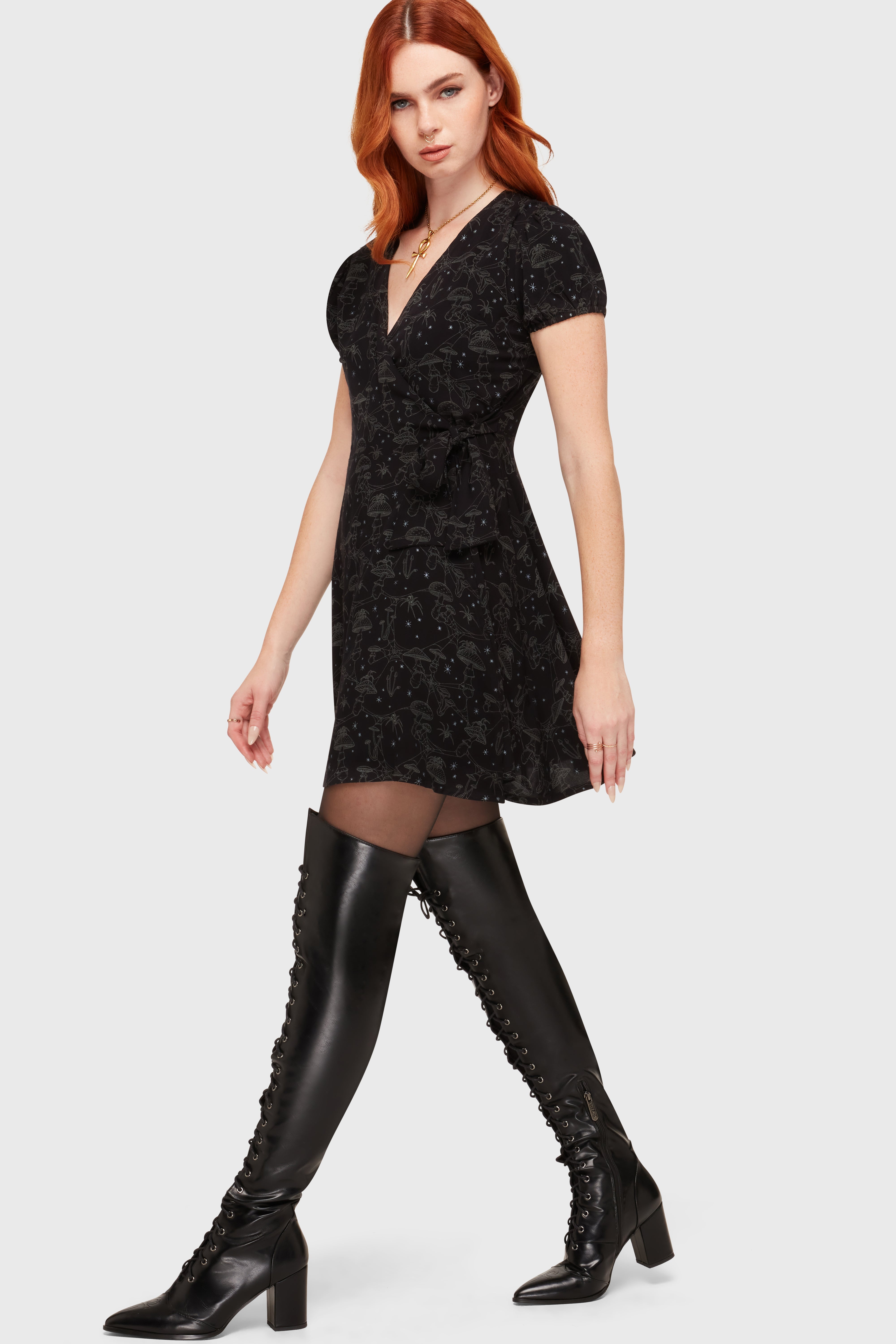 Garden Of Venom Mini Dress Killstar