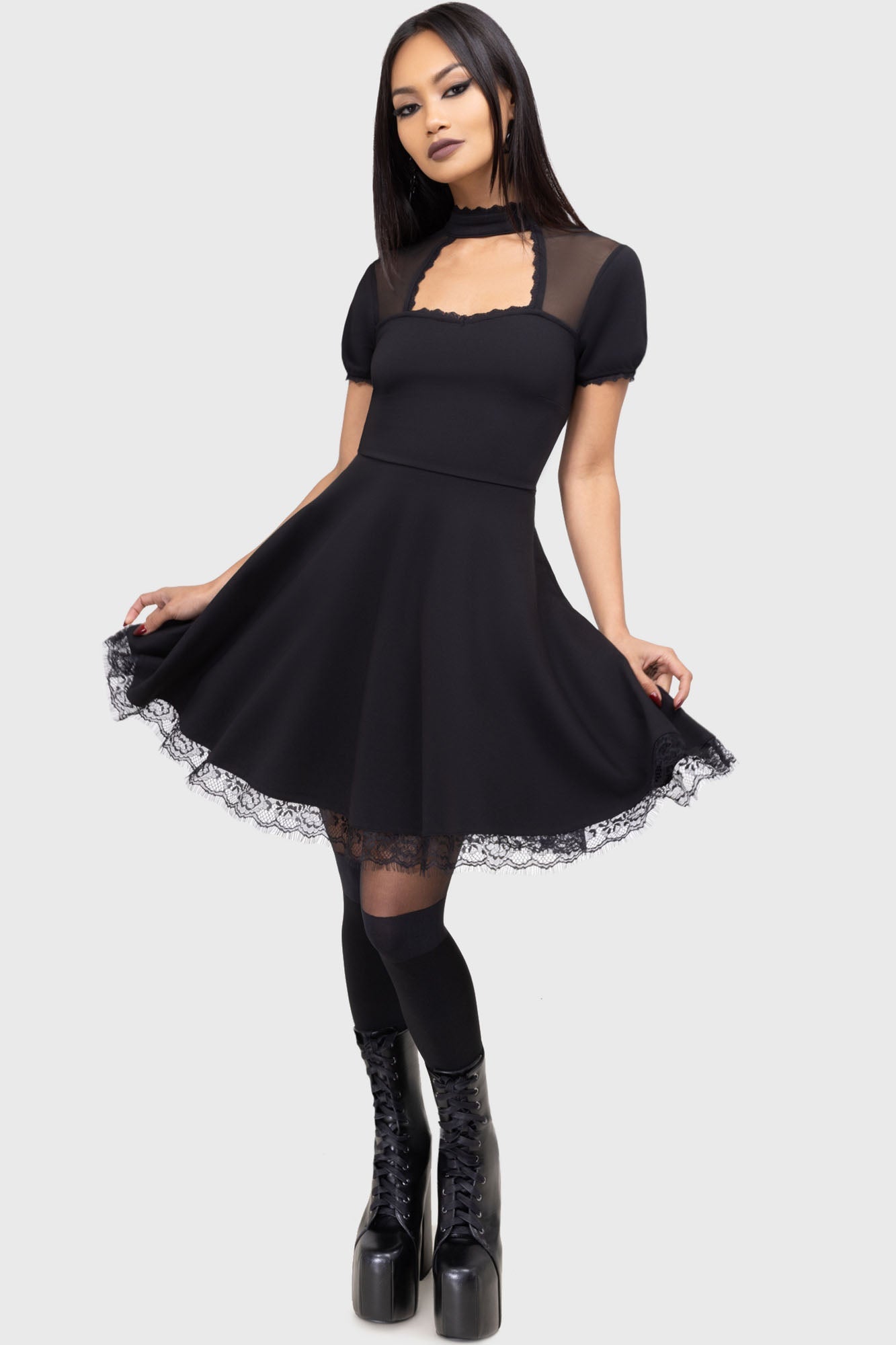 Draculana Skater Dress [B] Killstar