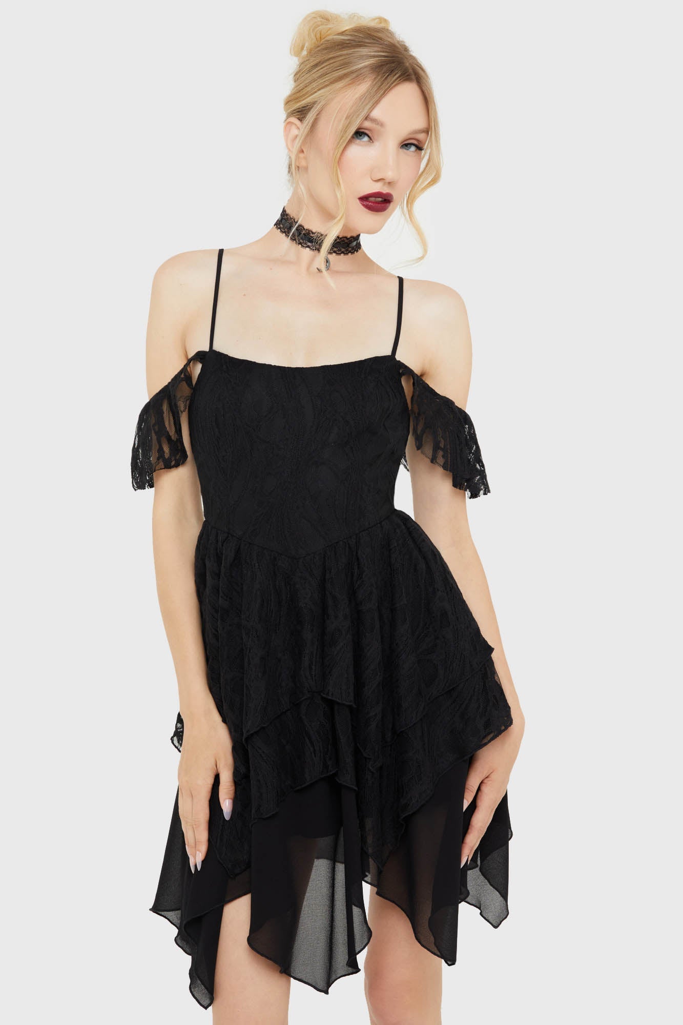 Haunted Union Dress [BLACK] Killstar