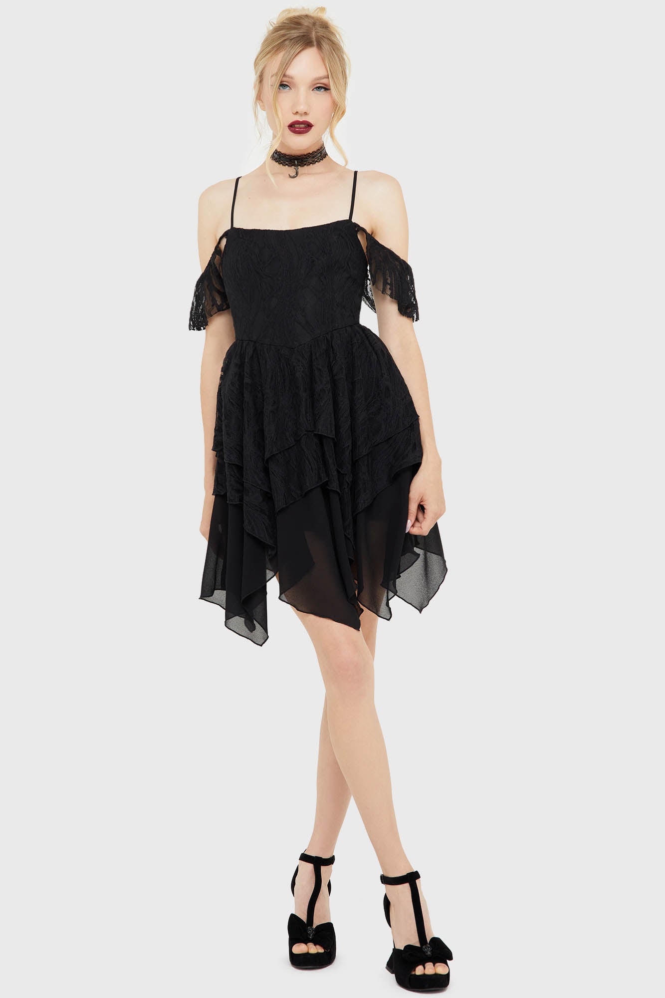 Haunted Union Dress [BLACK] Killstar