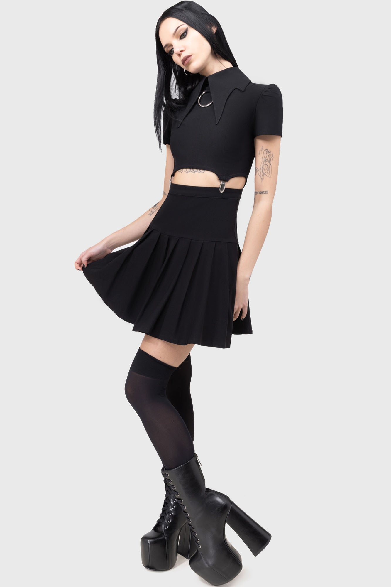 Darita Suspender Dress [B] Killstar