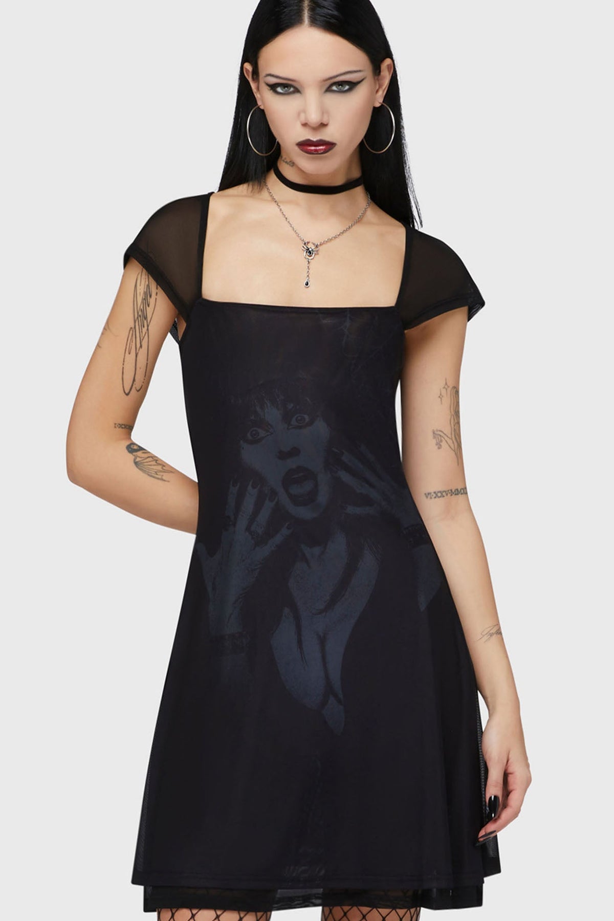 Mistress Of The Dark Skater Dress Killstar