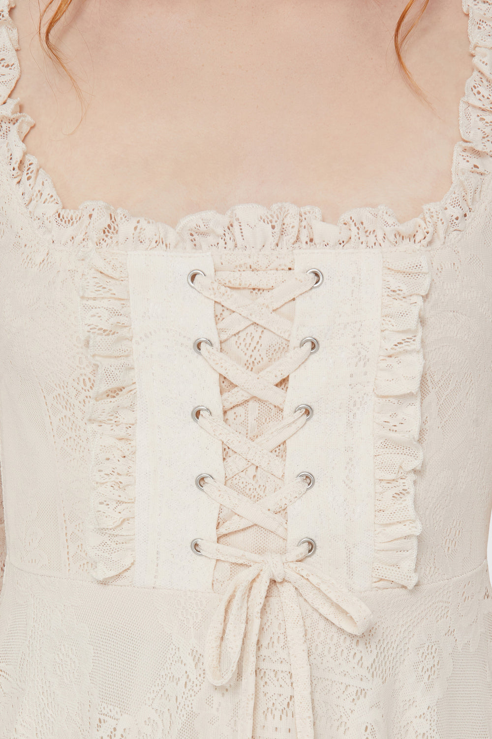 Killing Kisses Lace Maiden Dress [Ivory] Killstar
