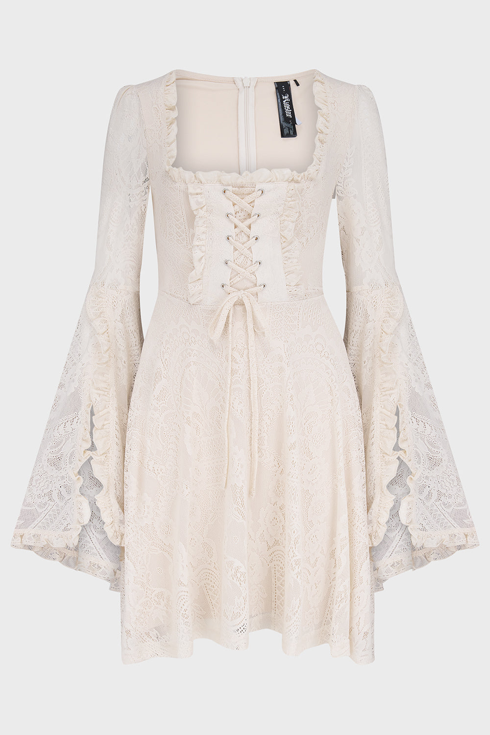 Killing Kisses Lace Maiden Dress [Ivory] Killstar