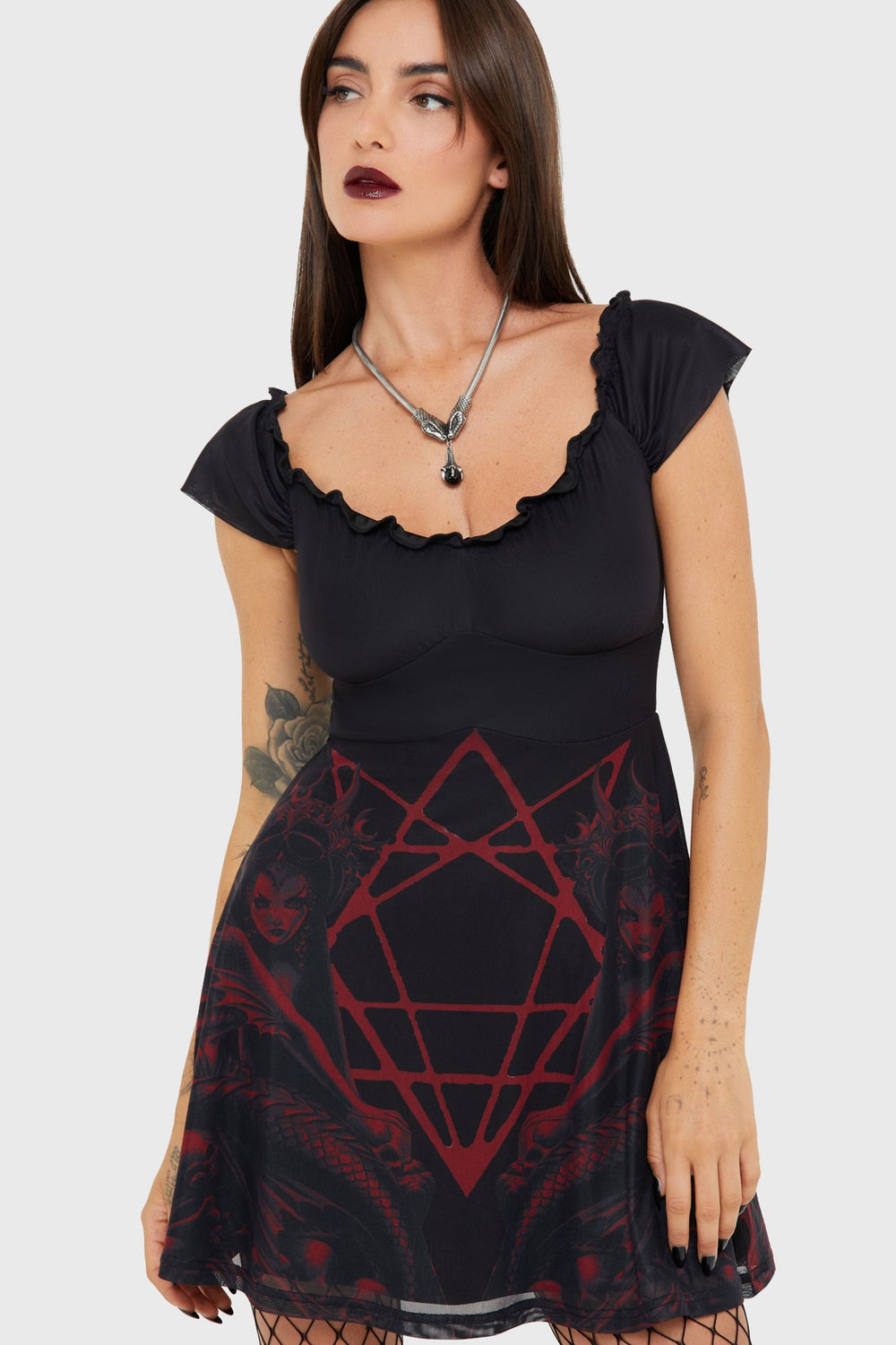 Atargatis Mini Dress Killstar