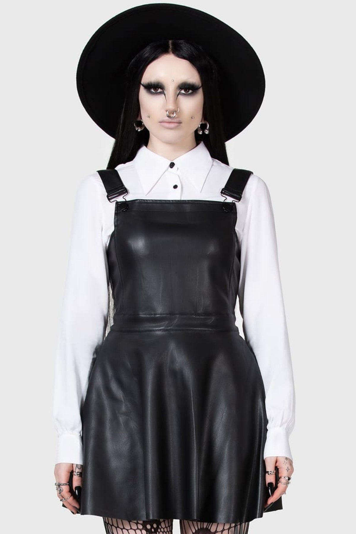 Neve Pinafore Dress Killstar