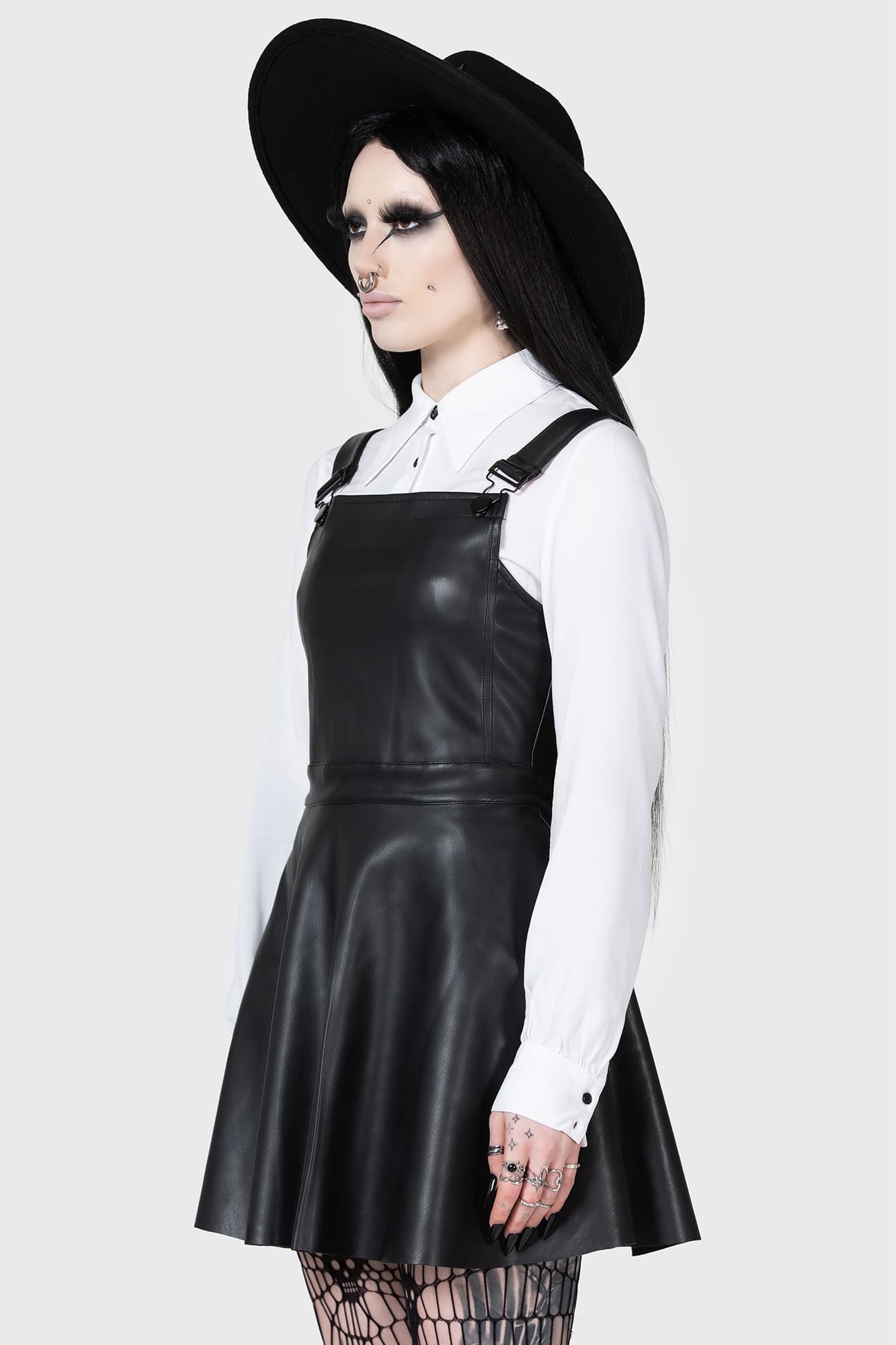 Neve Pinafore Dress Killstar