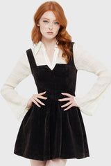 Elderroot Mini Dress [BROWN] Killstar