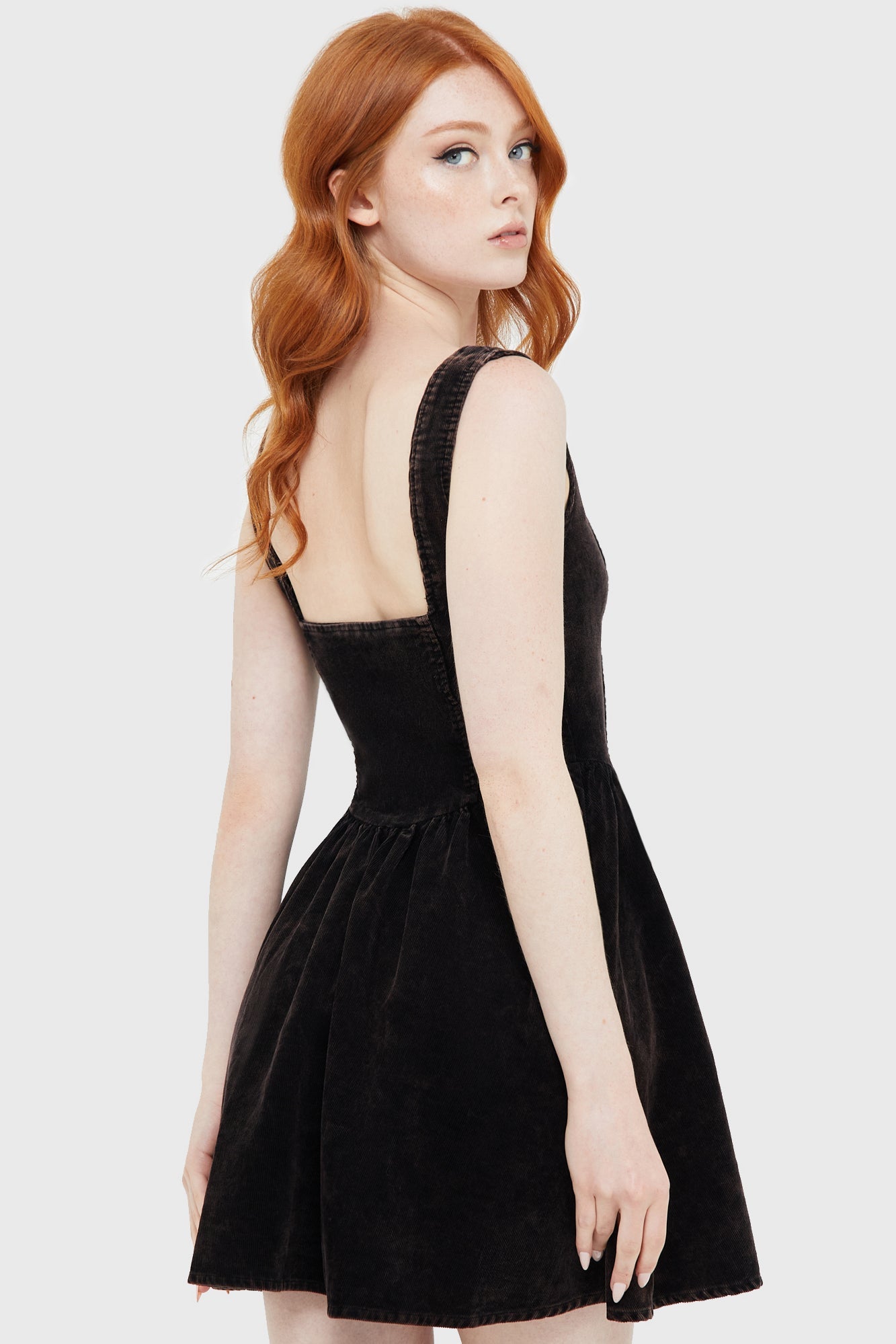 Elderroot Mini Dress [BROWN] Killstar