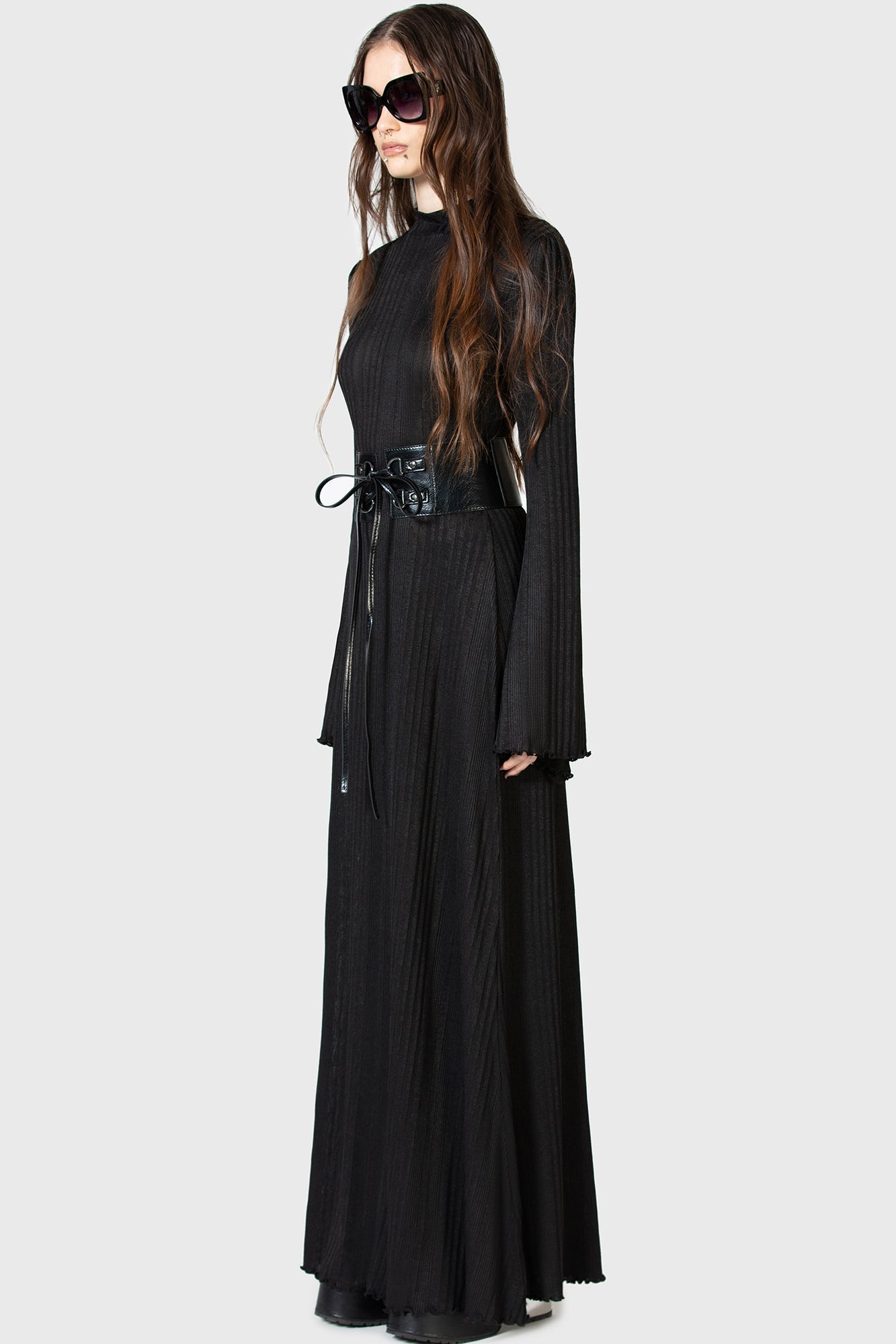 Drenched Grief Maxi Dress Killstar