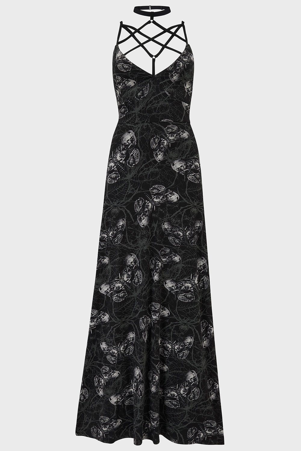 Spidrasica's Web Maxi Dress Killstar