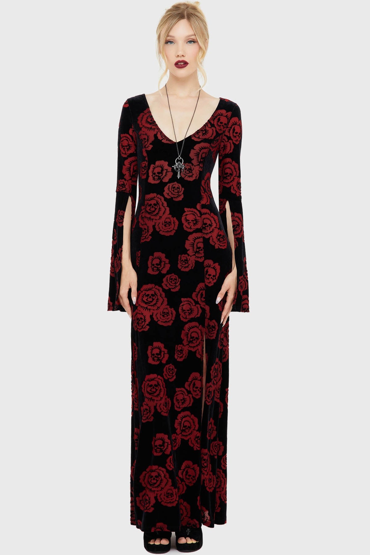 Pandora's Rose Maxi Dress Killstar