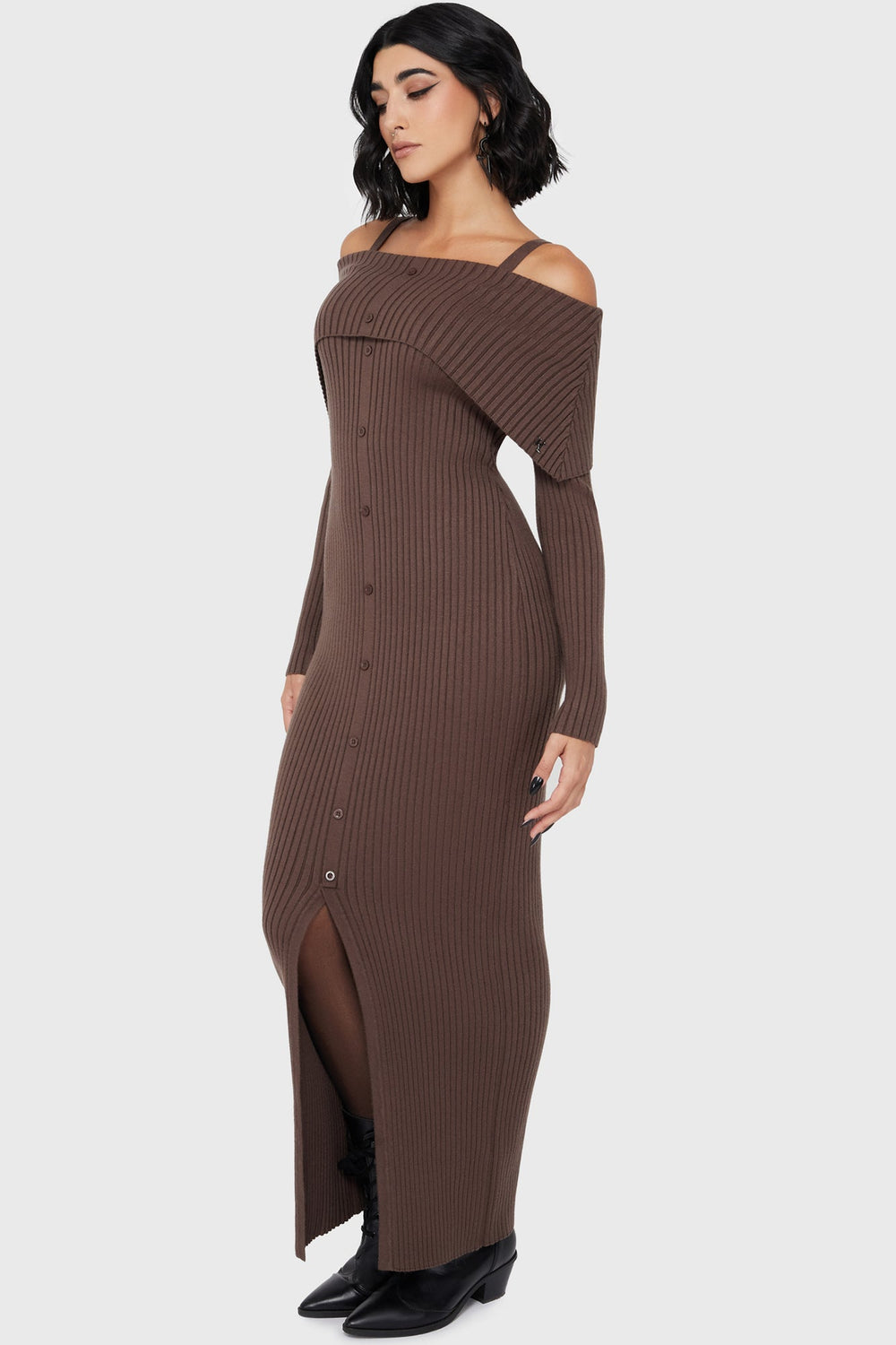 Dusk Empress Dress [Brown] Killstar