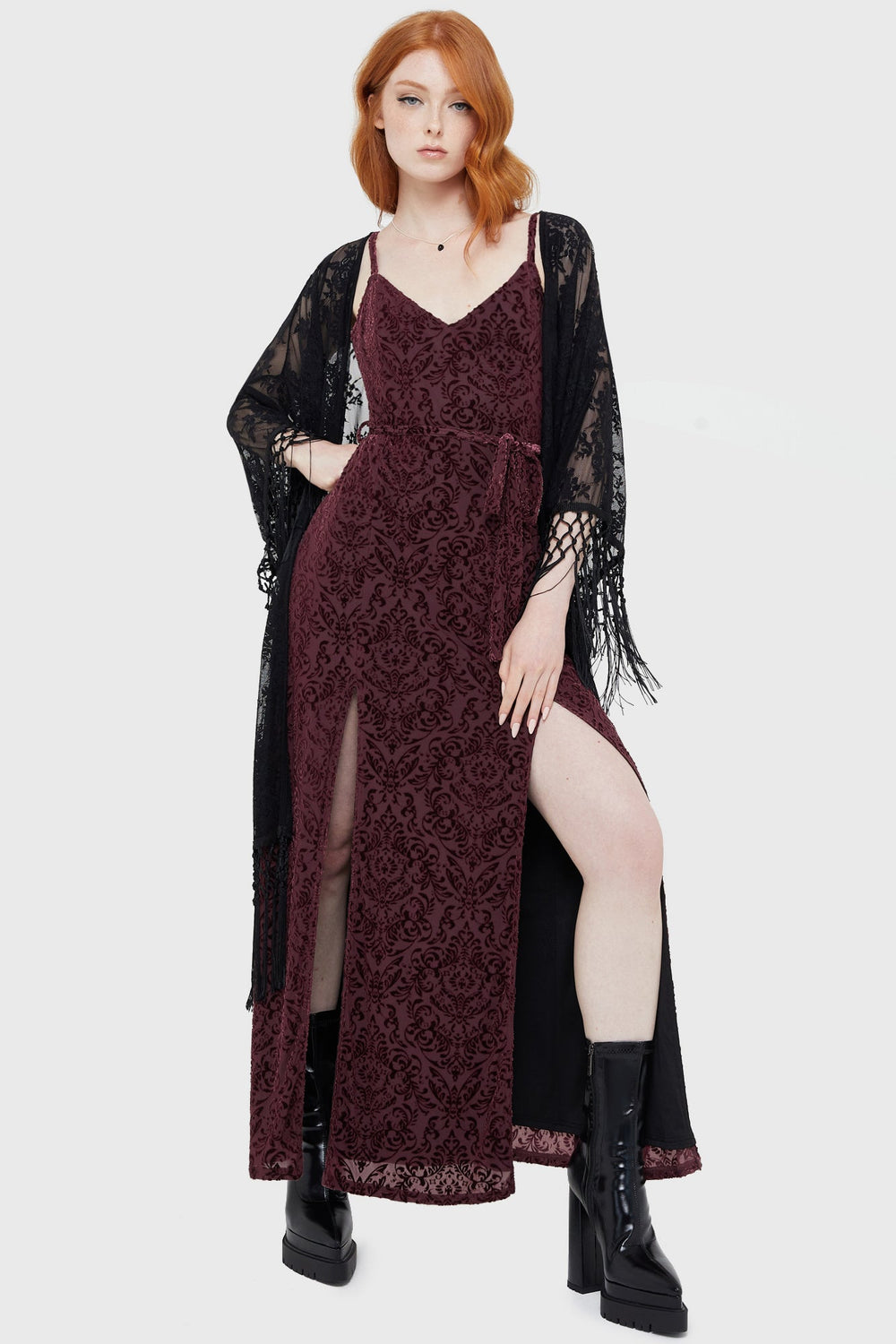 Blood Oak Maxi Dress Killstar
