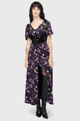 Willow Wisp Short Sleeve Maxi Dress Killstar