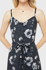 Cottage Chorus Maxi Dress [BLACK AND WHITE] Killstar