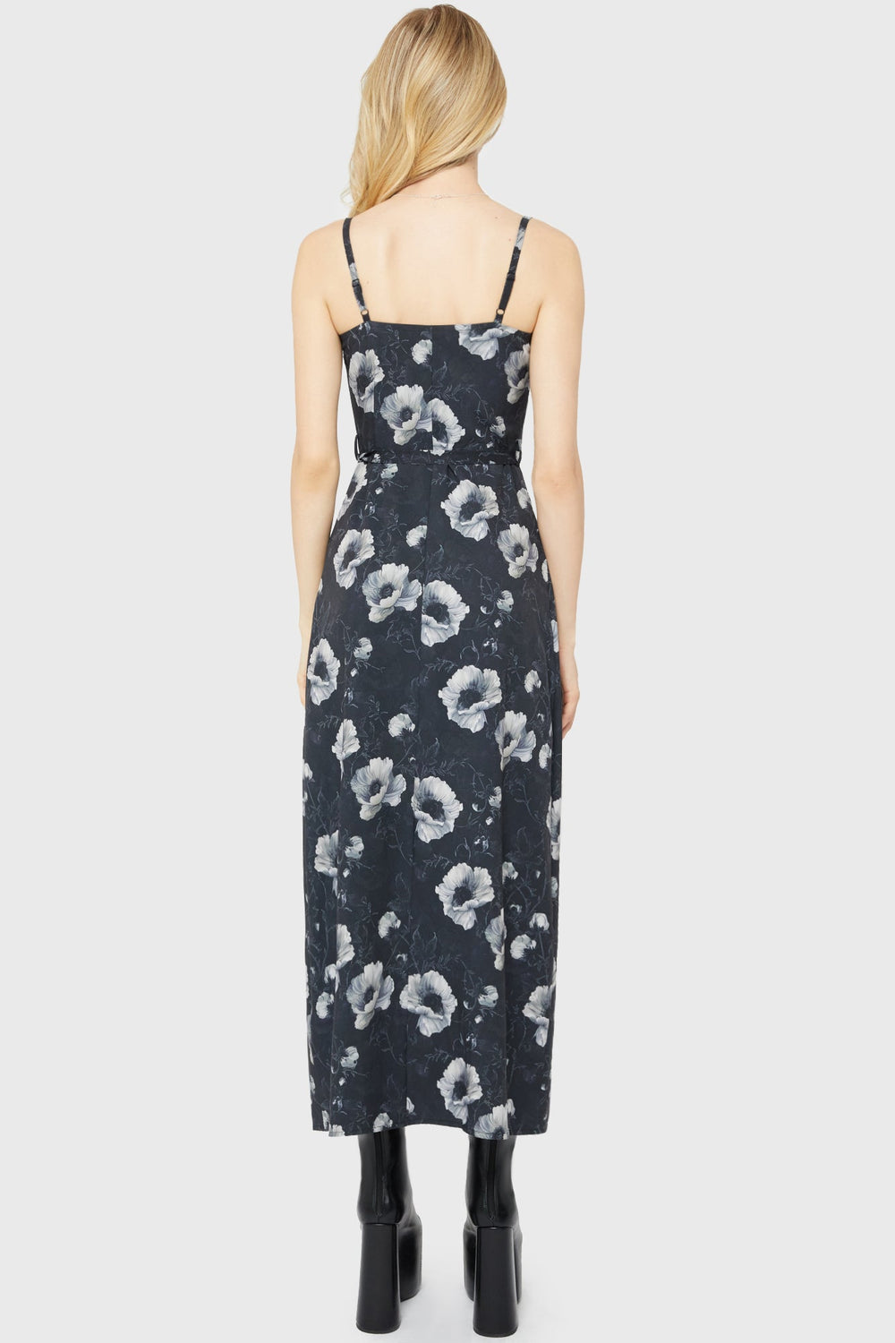 Cottage Chorus Maxi Dress [BLACK AND WHITE] Killstar