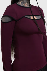 Abyssal Elegy Knitted Top Killstar