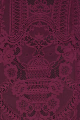 Belladonna Lace Maxi Skirt [Plum] Killstar