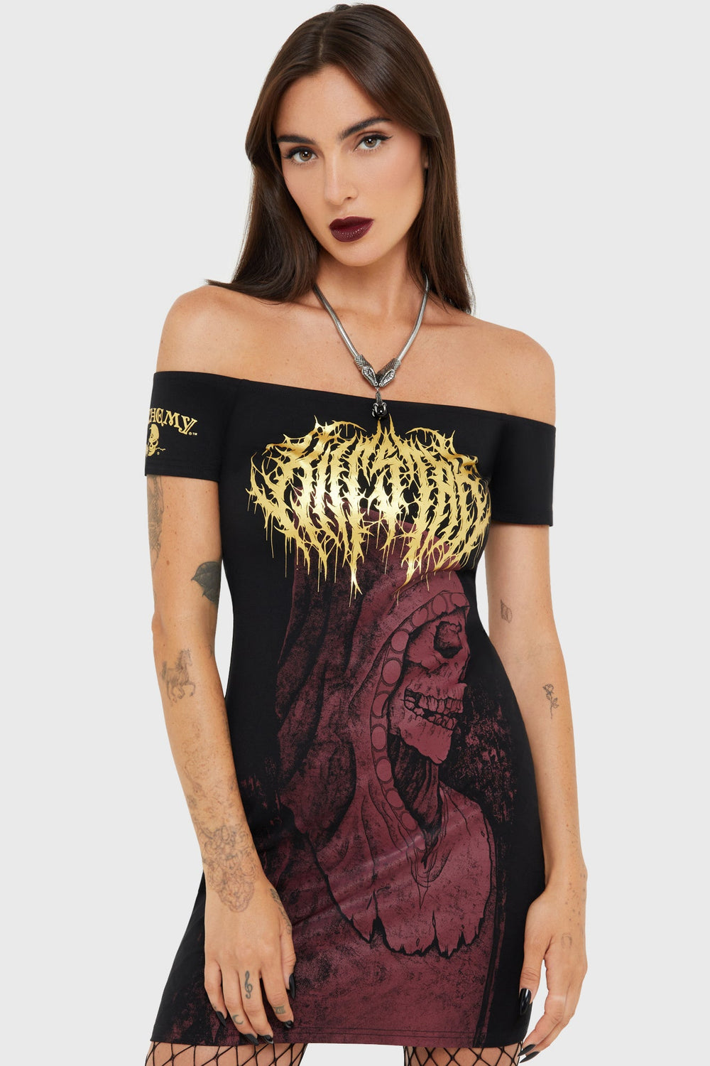 Arcane Rituals Mini Dress Killstar