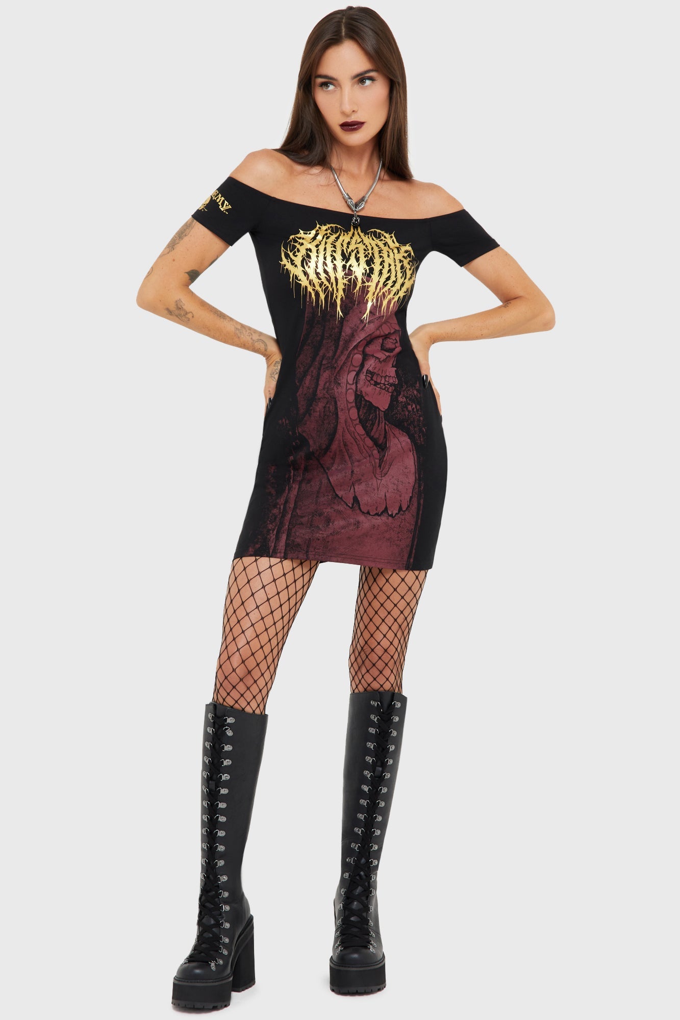 Arcane Rituals Mini Dress Killstar