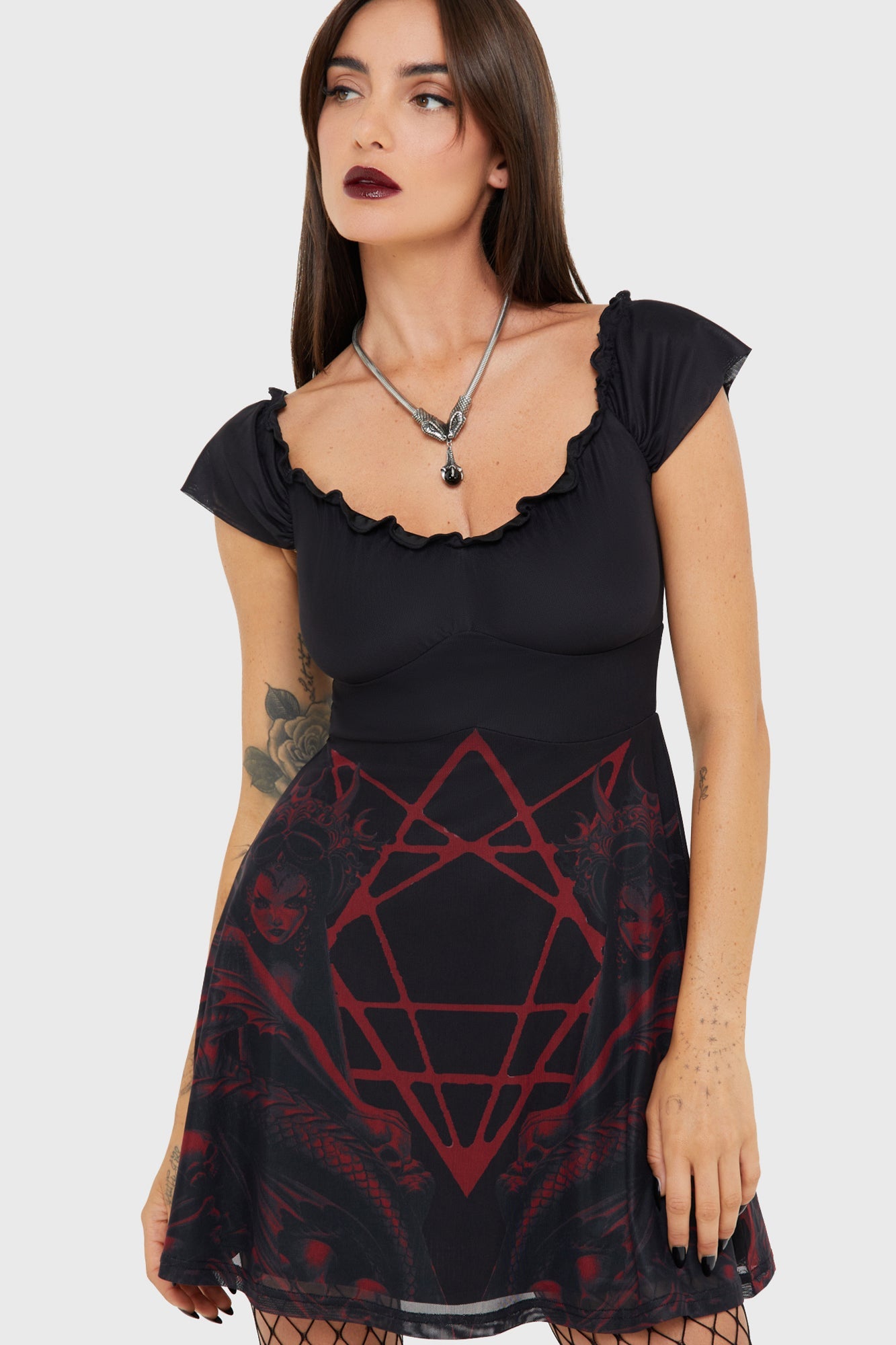 Atargatis Mini Dress Killstar