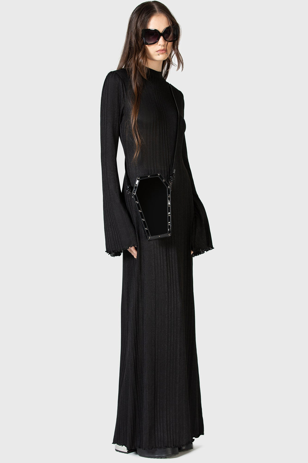 Drenched Grief Maxi Dress Killstar