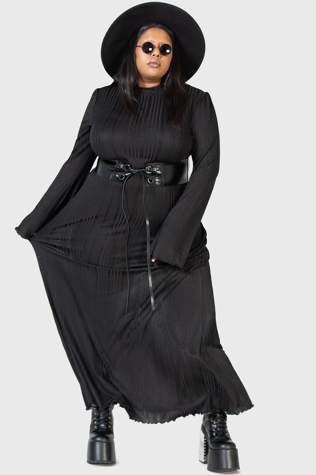 Drenched Grief Maxi Dress Killstar