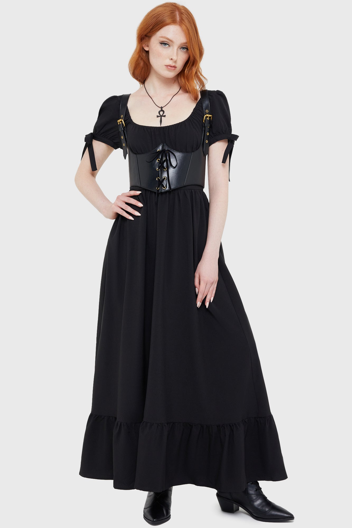 Grim Gretchen Dress [BLACK] Killstar