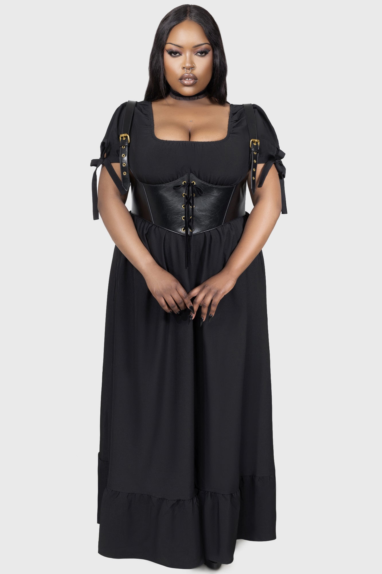 Grim Gretchen Dress [BLACK] Killstar