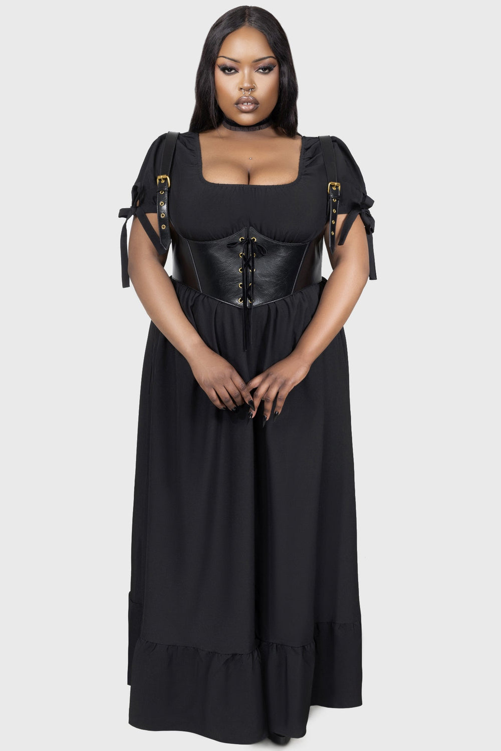 Grim Gretchen Dress [BLACK] Killstar